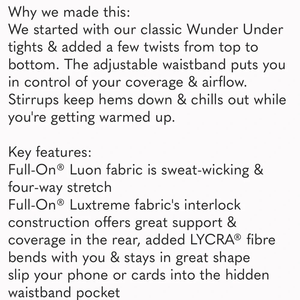 Lululemon Wunder Under Stirrup Pant Special Edition - Picture 15 of 16